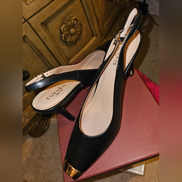 Torgeis brand sling back heels - Picture 3 of 4